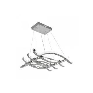 019-038-0056 - Κρεμαστό Φωτιστικό Οροφής LED SMD, Silver, 56W/3920lm, 4000K, Horoz Electric, Aviator-56